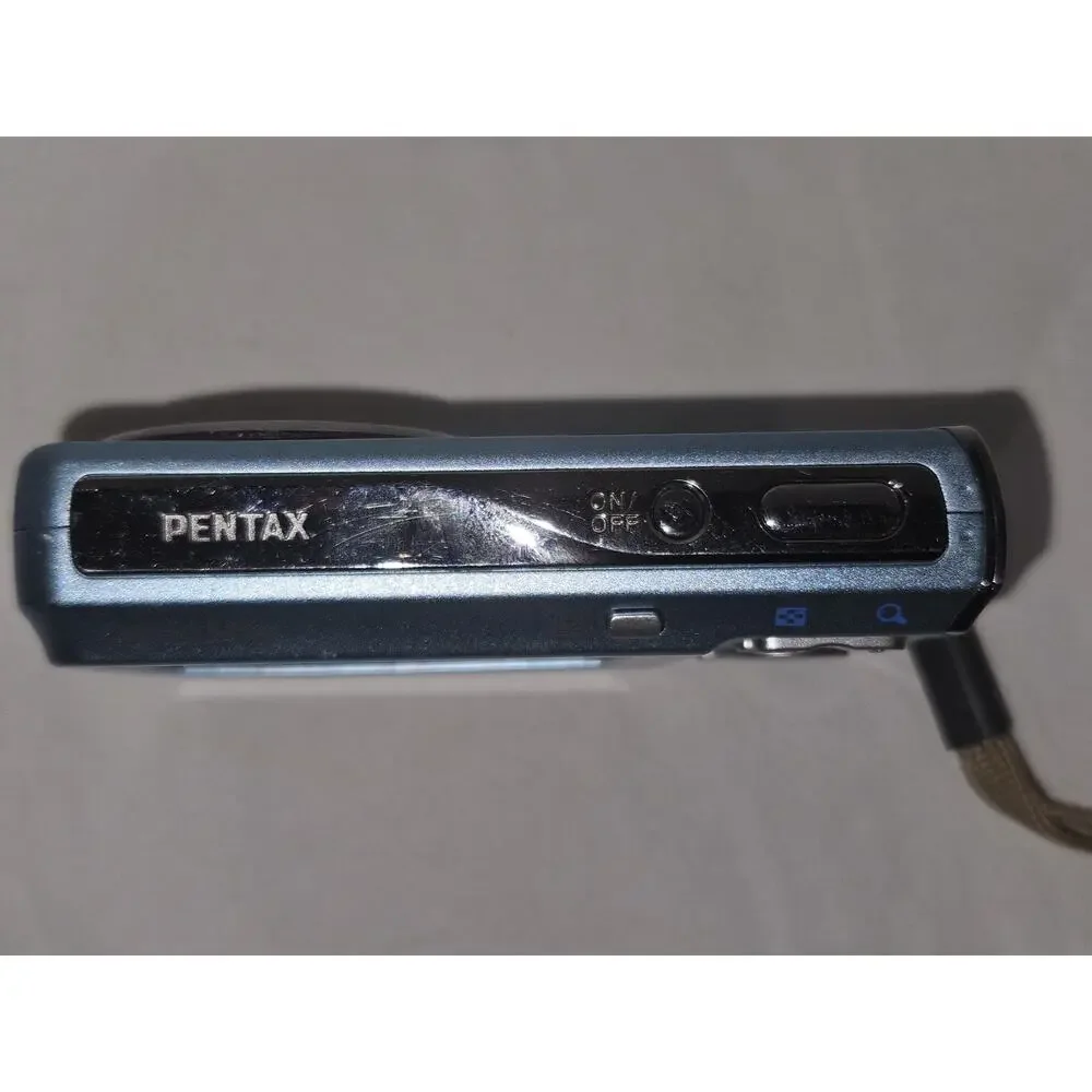 PENTAX Optio M50 Digital Camera Blue Tested Excellent Condition